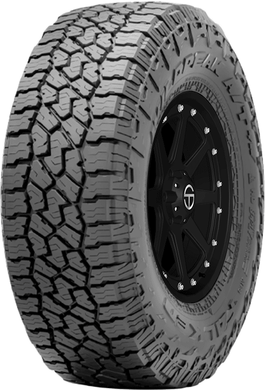 Representative Falken Wildpeak A/T4W model image; size and sidewall appearance may differ; wheel not included.