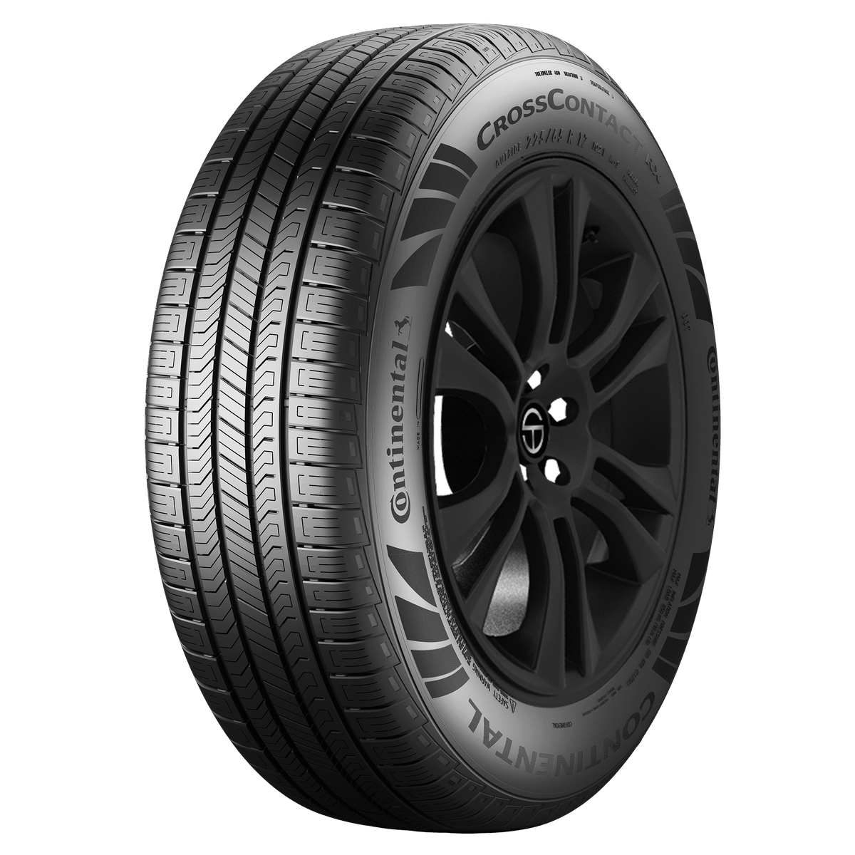 Representative Continental CrossContact RX model image; sidewall size and ratings may differ; wheel not included.