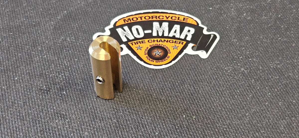 No-Mar Spoke Wheel Weight 1 1/2 oz. Brass (Single Weight)