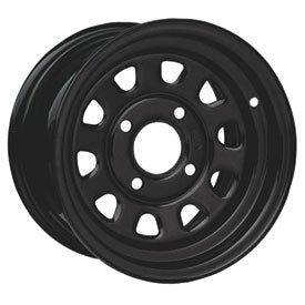 ITP Steel ATV/UTV Wheel 12x7 — 4 x 137 mm — 4.0 + 3.0 — Black