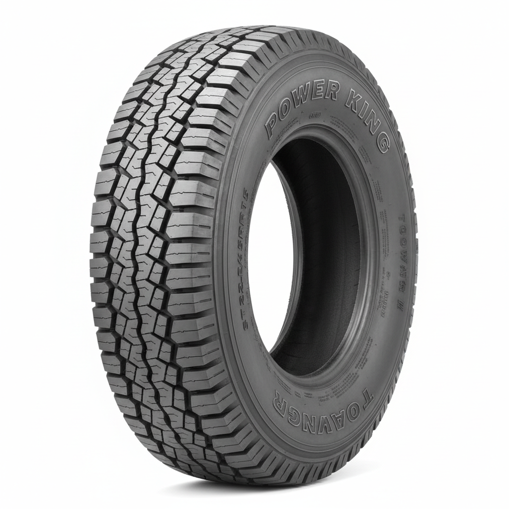 Power King Towmax STR II ST225/75R15 Load Range E Trailer Tire