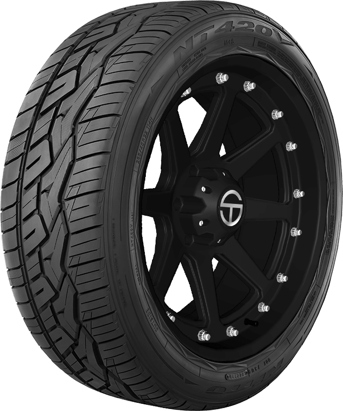 Nitto NT420V tire, unaltered supplier model image