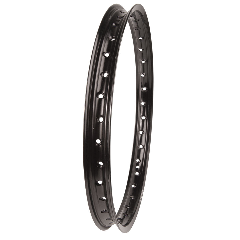 Tusk Impact black front rim, 21 x 1.6 inches, 36 spoke holes; rim only
