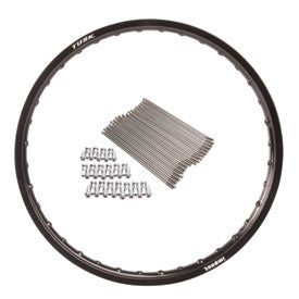 Tusk Impact Front Rim and Spoke Kit 21 x 1.60 Black - 1487500002