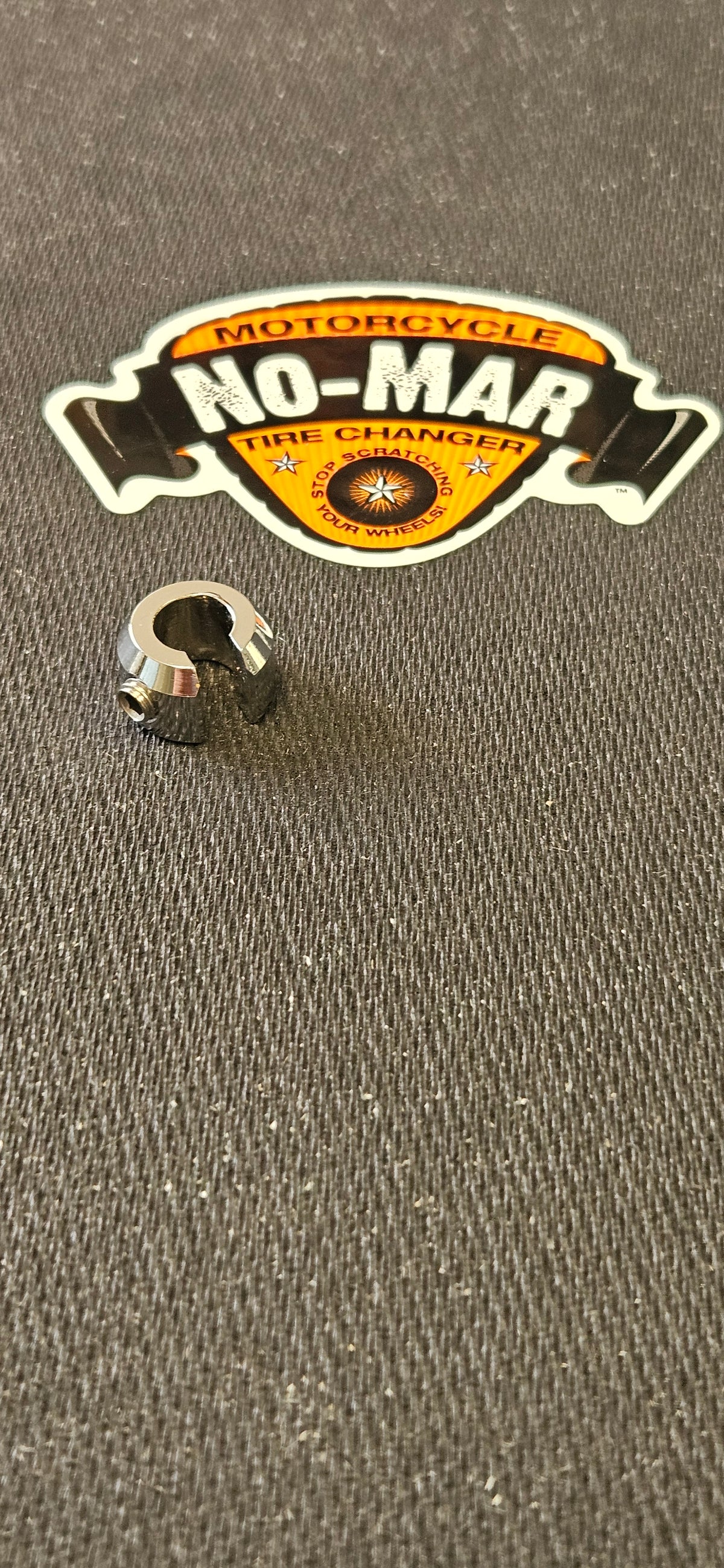 No-Mar Spoke Wheel Weight 1/4 oz. Chromed Brass (Single Weight)