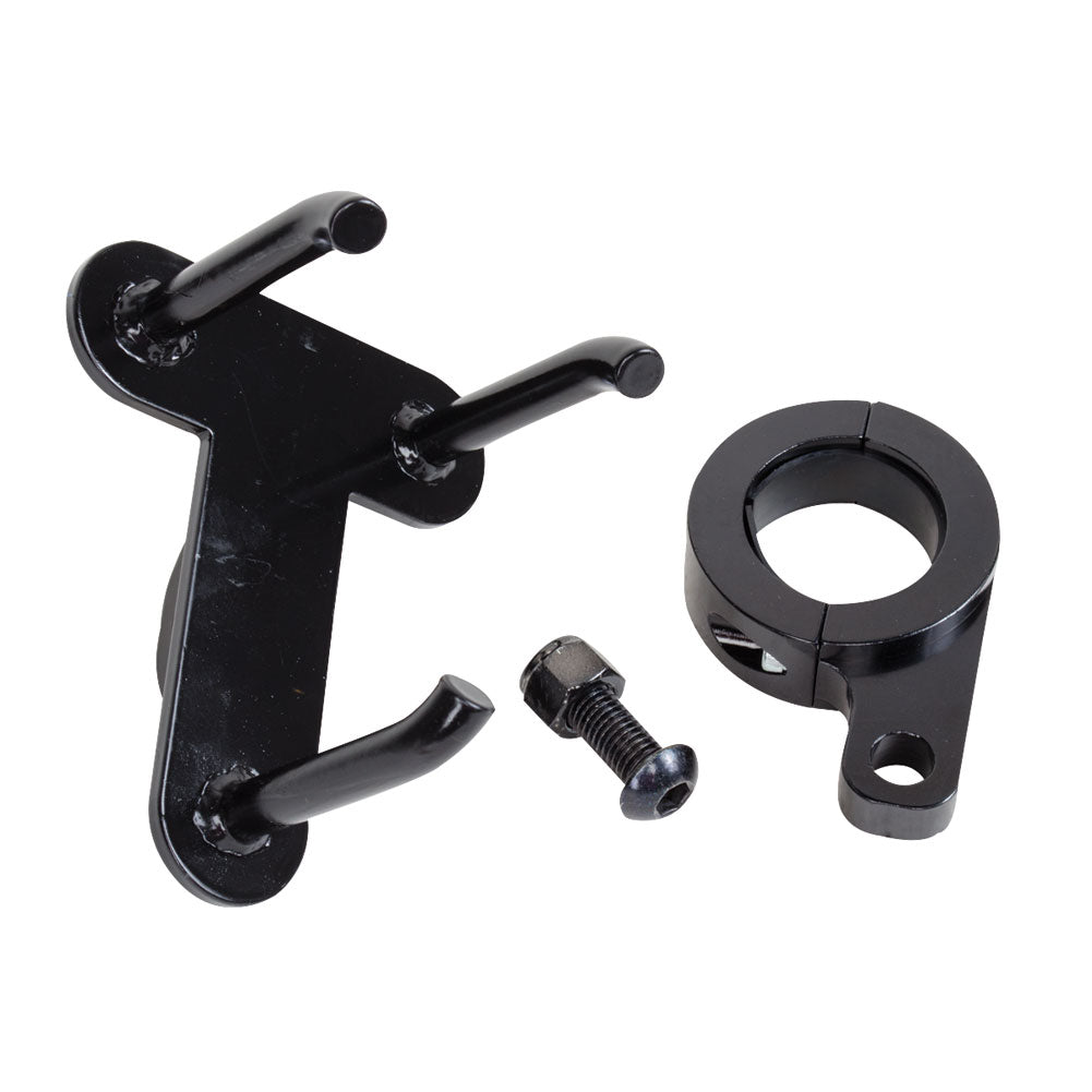 Tusk scissor jack mounting bracket and clamp.
