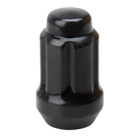 Tusk black tapered spline-drive lug nut, sold individually