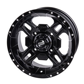 Tusk Beartooth ATV/UTV Wheel 14x7 — 4 x 137 mm — 5.0 + 2.0 — Matte Black