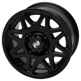 Tusk Tintic ATV/UTV Wheel 14x7 — 4 x 137 mm — 4.0 + 3.0 — Matte Black